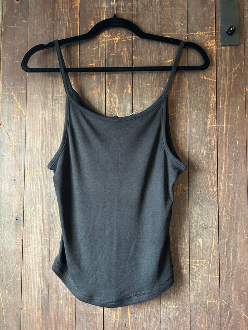 Free people Black Slim Fit Spaghetti-Strap Camisole